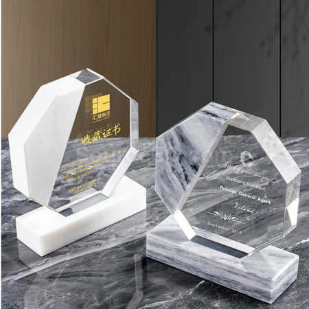 Customization Creative Marble Crystal Seat Corporate Gifts
