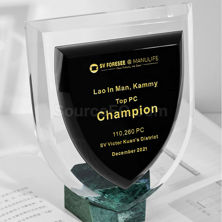 Customization Creative Marble Crystal Seat Corporate Gifts