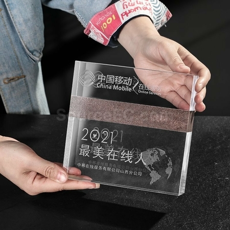 Customization Creative Marble Crystal Seat Corporate Gifts