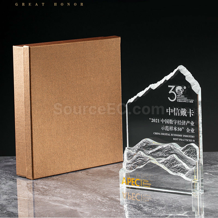 Customization Creative Marble Crystal Seat Corporate Gifts