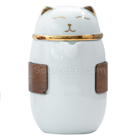 Customization Zhaocai Cat Tea Cup Corporate Gifts