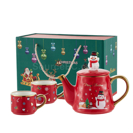 Customization Christmas Ceramic Cup Set Corporate Gifts