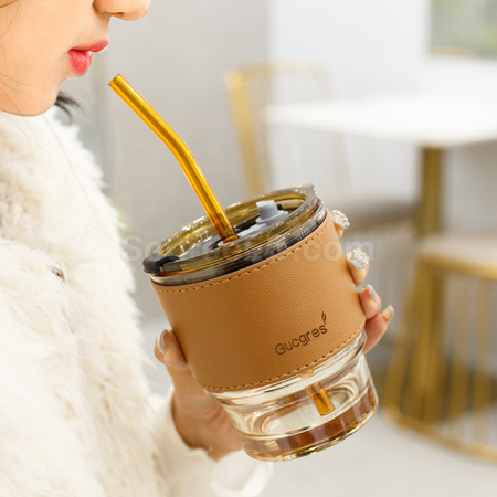 Customization Glass Coffee Cup Corporate Gifts