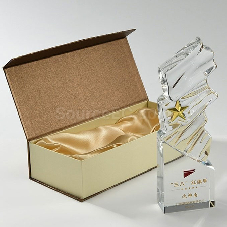 Customization Water Wave Crystal Trophy Corporate Gifts