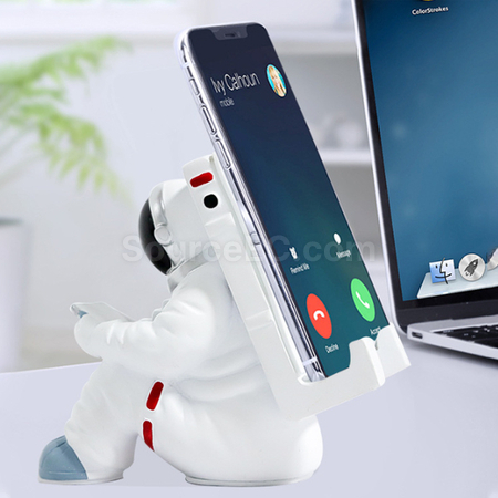 Customization Astronaut Cell Phone Holder Corporate Gifts