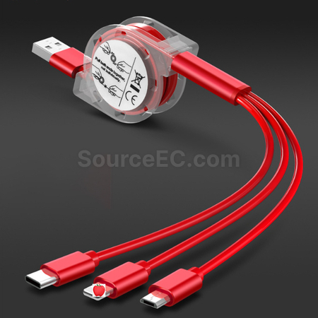 Customization One For Three Charging Cables Corporate Gifts