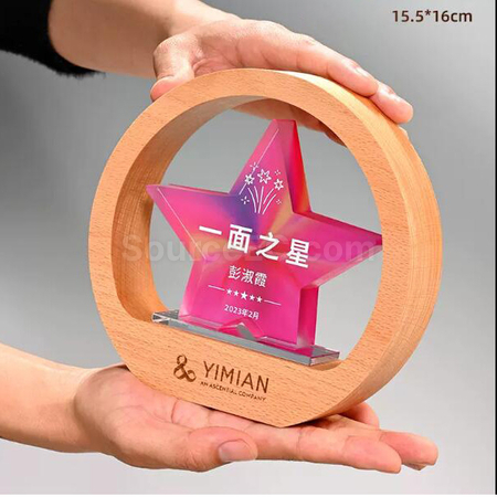 Customization Wood Crystal Corporate Gifts