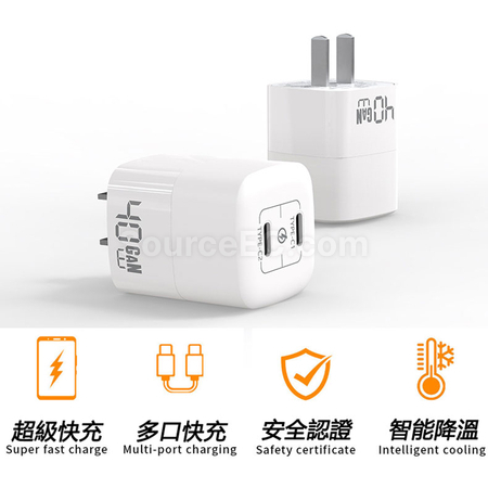 Customization Double Type-C Travel Adapter Corporate Gifts