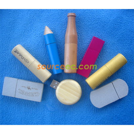 Customization Recycled Paper USB Flash Memory  Corporate Gifts