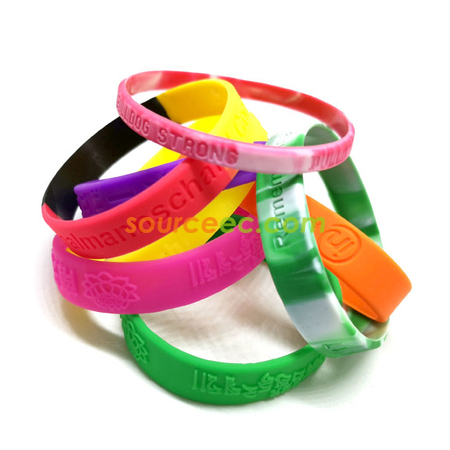 Customization Kagayama Silicone Wrist Band Thin Corporate Gifts