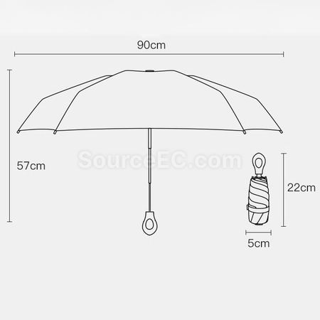 Customization Five-folding Umbrella Corporate Gifts