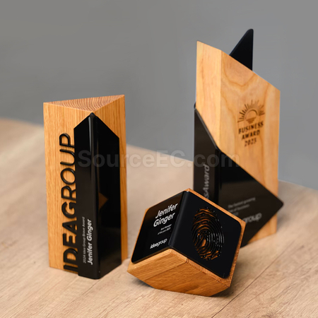 Customization Wooden Acrylic Trophy Corporate Gifts
