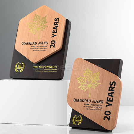 Customization Wooden Plaque Corporate Gifts