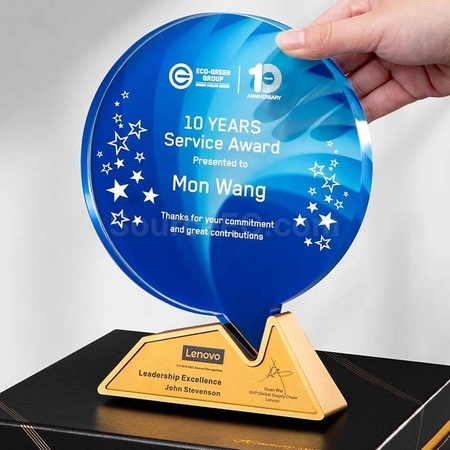 Customization Crysta & Metal Trophy Corporate Gifts