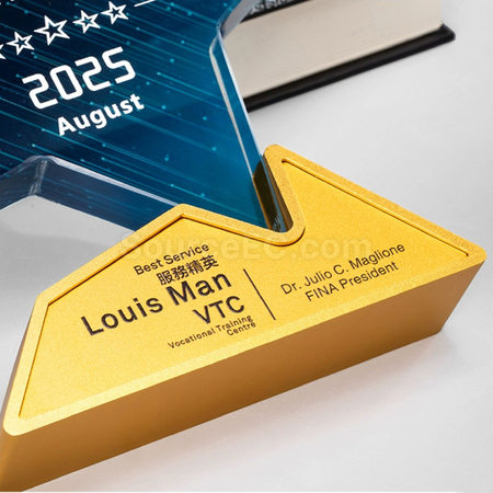 Customization Crystal & Metal Trophy Corporate Gifts