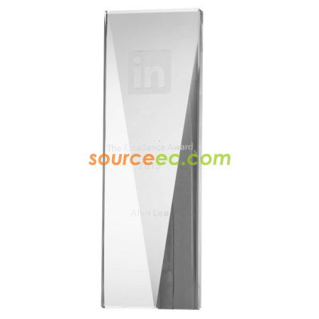 Customization Blue Crystal Trophy Corporate Gifts
