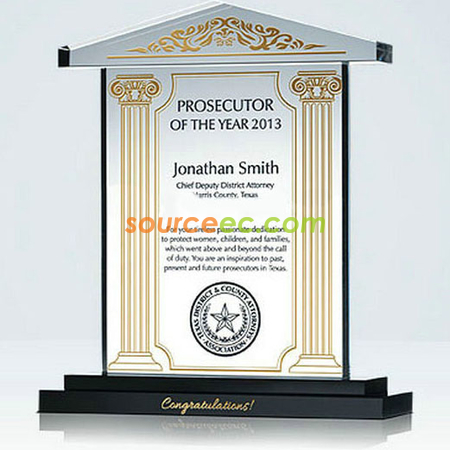 Customization Crystal Plate Corporate Gifts
