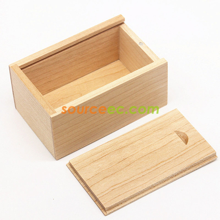Customization Environmental Friendly USB Flash Disk Wooden  Box Corporate Gifts