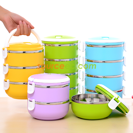 Two-layer Stainless Steel Insulation  Lunch Box