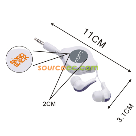 Customization Retractable Earbuds Corporate Gifts