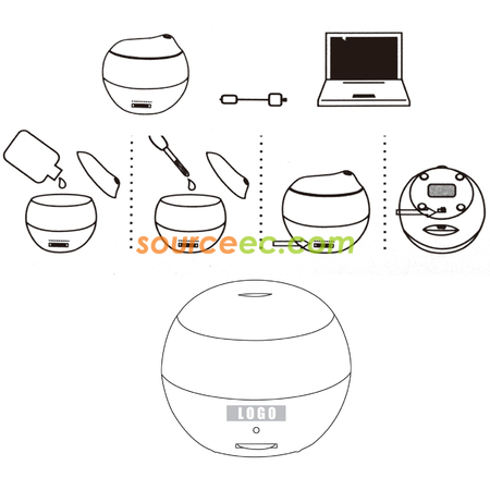 Customization USB Air Humidifier Corporate Gifts