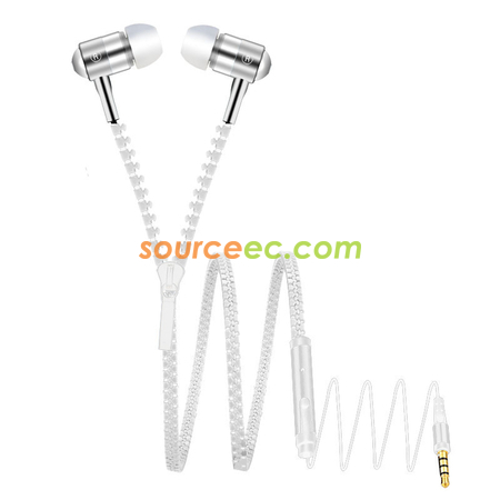 Customization Zipper Earphone Corporate Gifts