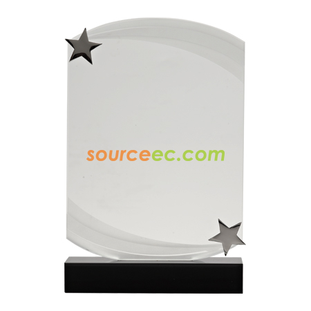 Customization Black Label Crystal Awards Corporate Gifts