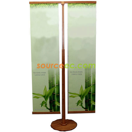 Two-side promotion stand