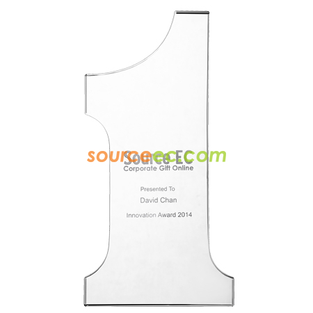 Customization Simple fashion Crystal Trophy Corporate Gifts