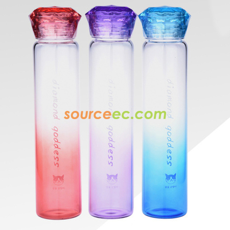 Customization 420ML Diamond Goddess Glass Corporate Gifts