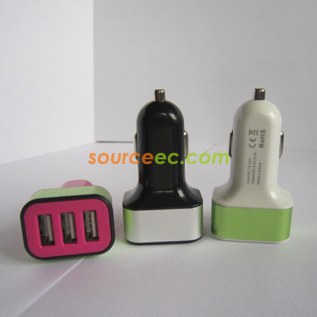 Customization Three USB Car Charger Corporate Gifts
