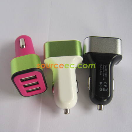 Customization Three USB Car Charger Corporate Gifts