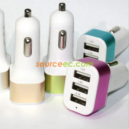 Customization Three USB Car Charger Corporate Gifts