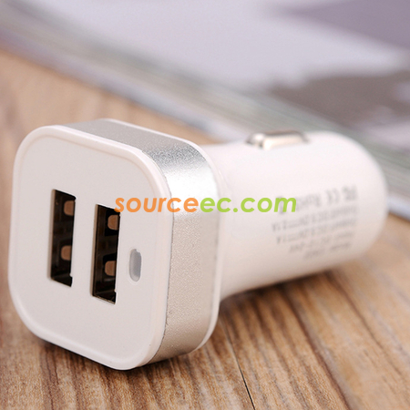 Dual-port USB car charger