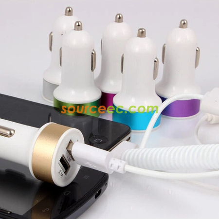 Customization Dual-port USB Car Charger Corporate Gifts