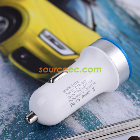 Customization Dual-port USB Car Charger Corporate Gifts