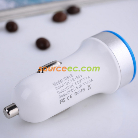 Customization Dual-port USB Car Charger Corporate Gifts