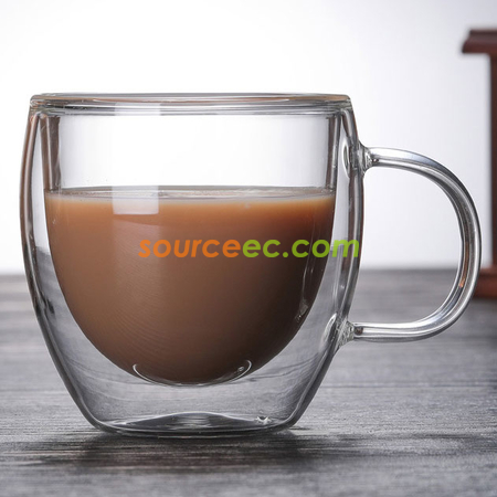 Customization Glass Coffee Cup Corporate Gifts