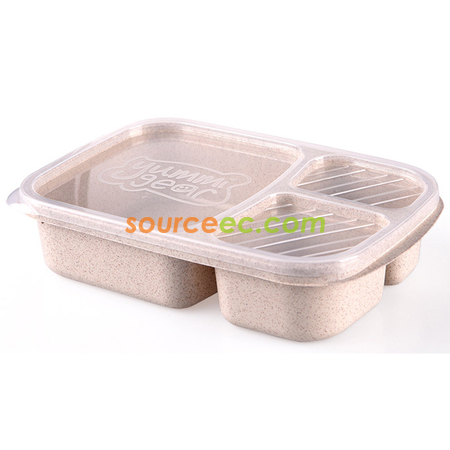 Customization Wheat Straw Lunchbox Corporate Gifts