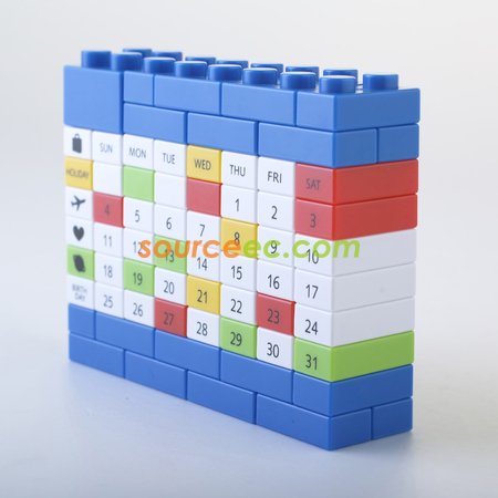 Customization Building Blocks Calendar Corporate Gifts