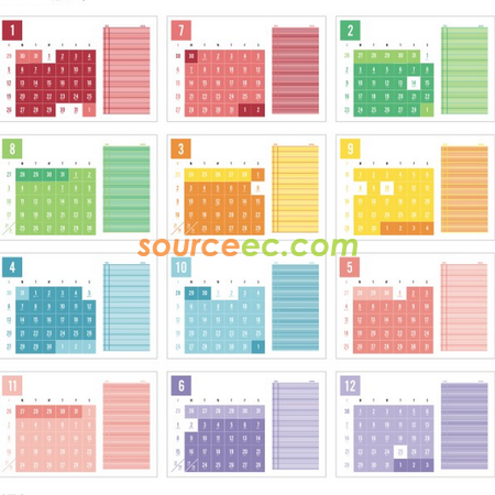 Customization Fashion Calendar Corporate Gifts