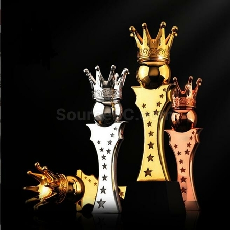 Customization Creative Crown Resin Crystal Trophy Corporate Gifts