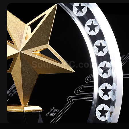Customization Pentagram Metal Crystal Seat Corporate Gifts