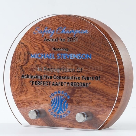 Customization Acrylic Solid Wood Trophy Corporate Gifts