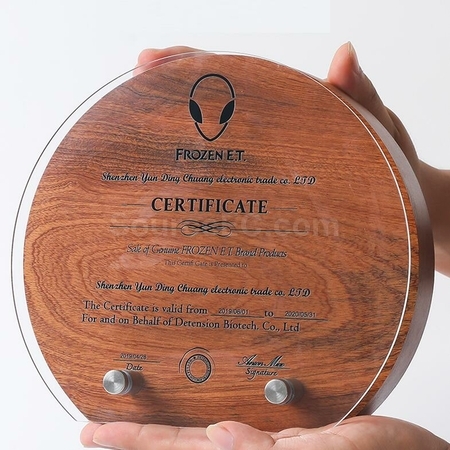 Customization Acrylic Solid Wood Trophy Corporate Gifts