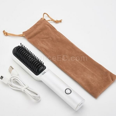 Customization USB Dual-Purpose Straight Hair Curler Negative Ion Styling Comb Corporate Gifts
