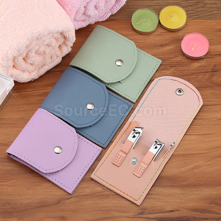 Customization PU Leather Manicure Set Corporate Gifts