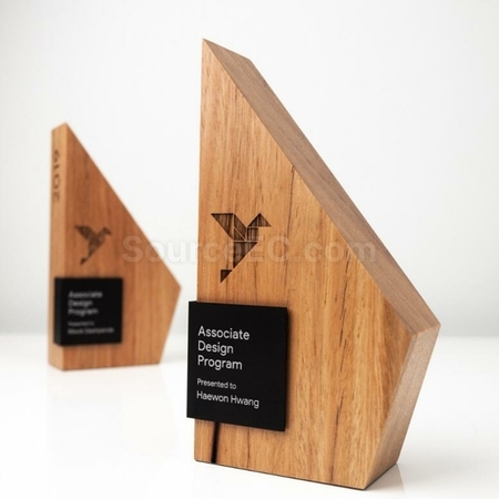 Customization Creative Wood Trophy Corporate Gifts