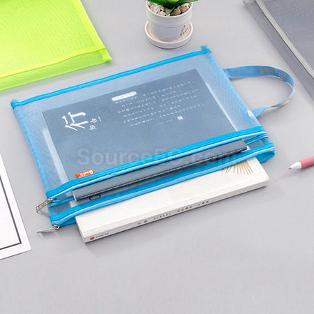 Customization Portable Two-zipper File Bag Corporate Gifts