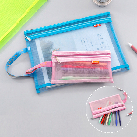 Customization Portable Two-zipper File Bag Corporate Gifts